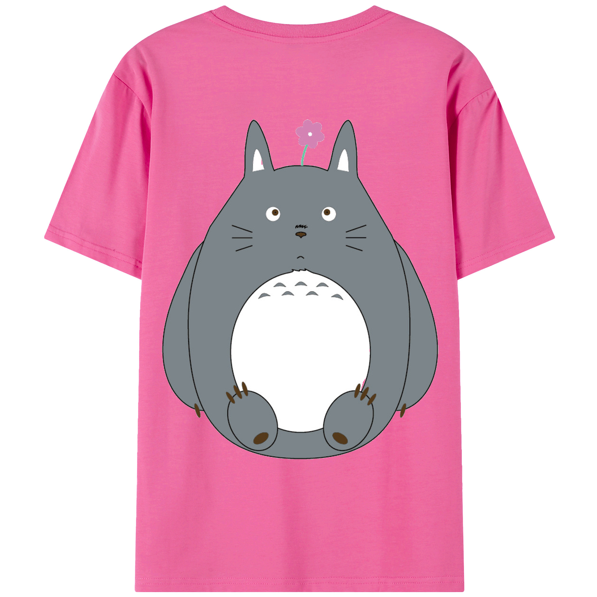 （画像用） となりのトトロ 草壁メイ 草壁サツキ My Neighbor Totoro Satsuki Kusakabe Mei Kusakabe レディース半袖Tシャツ(バックプリント)